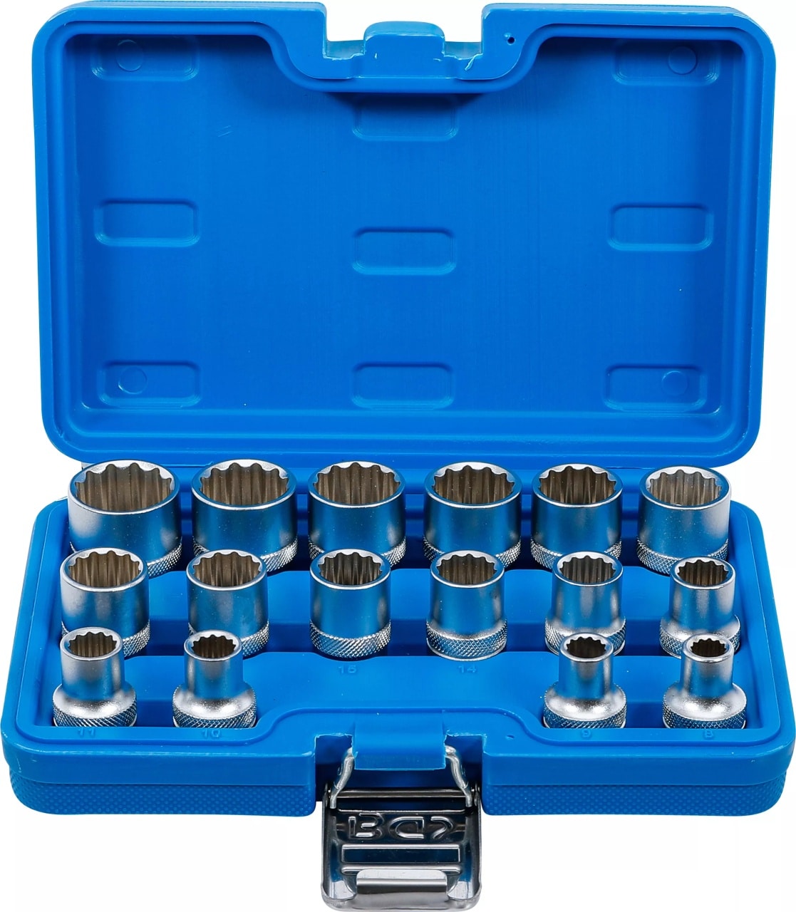 Set chei tubulare 8 – 24 mm in 12 colturi, antrenare 12,5 mm (1/2″) ,16 piese, BGS 2226 – Truse Scule Set chei tubulare 8 - 24 mm in 12 colturi, antrenare 12,5 mm (1/2") ,16 piese, BGS 2226 - Truse Scule