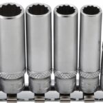 Set chei tubulare adânci in 12 colturi marimi in ţoli 5/32"- 9/16", antrenare 6, 3 mm (1/4"), 12 piese, BGS 2757 - Chei Speciale in Inch