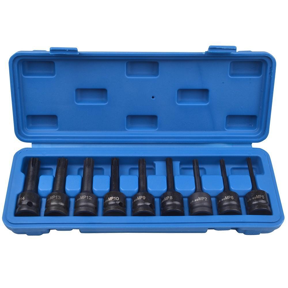 Set chei tubulare de impact, Spline, 1/2”, 9 piese, Marco Tools – Truse Scule Set chei tubulare de impact, Spline, 1/2”, 9 piese, Marco Tools - Truse Scule