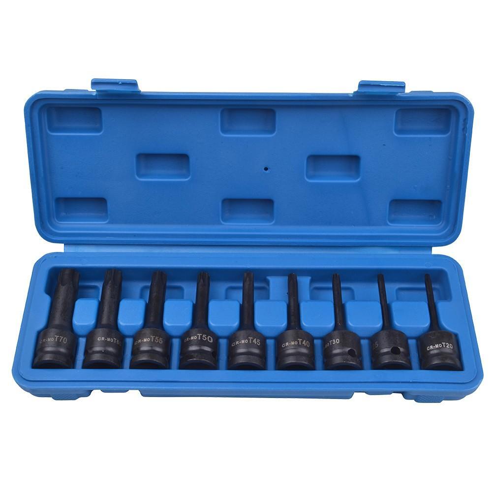 Set chei tubulare de impact TRX-Star, 1/2”, 9 piese, Marco Tools – In lucru Set chei tubulare de impact TRX-Star, 1/2”, 9 piese, Marco Tools - In lucru
