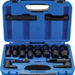 Set chei tubulare decupate pentru sonda Lambda, 14 piese, BGS 1149 - Motor