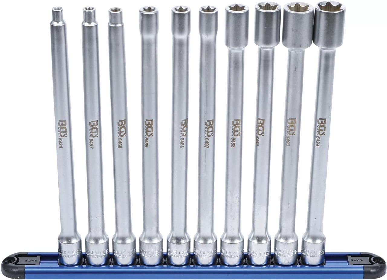 Set chei tubulare extra lungi E6 – E20, antrenare 3/8″, 10 piese, BGS 70026 – Chei combinate/fixe si inelare Set chei tubulare extra lungi E6 - E20, antrenare 3/8", 10 piese, BGS 70026 - Chei combinate/fixe si inelare