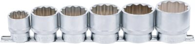 Set chei tubulare in 12 colturi 24 - 38 mm, antrenare 1/2", 12 piese, BGS 70102
