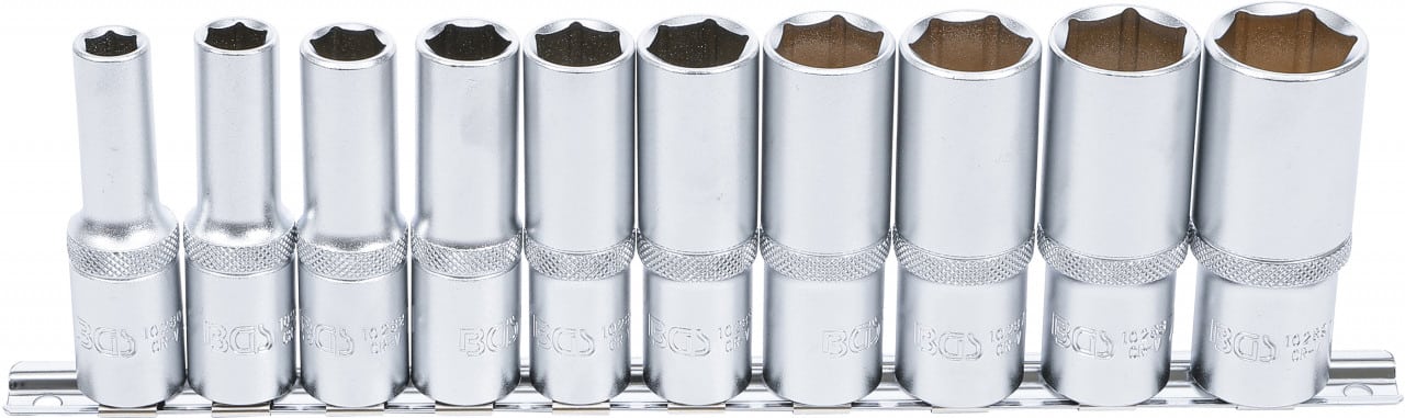 Set chei tubulare in Inch 3/8″-15/16″, adanci profil hexagon, antrenare 1/2″, 10 piese, BGS 2435 – Chei Speciale in Inch Set chei tubulare in Inch 3/8"-15/16", adanci profil hexagon, antrenare 1/2", 10 piese, BGS 2435 - Chei Speciale in Inch