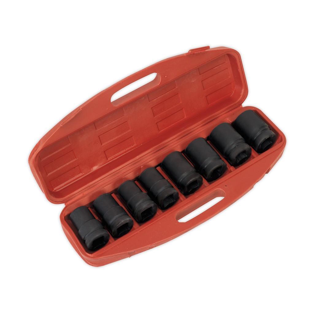 Set chei tubulare lungi de impact, 8 piese, 1″ – In lucru Set chei tubulare lungi de impact, 8 piese, 1" - In lucru