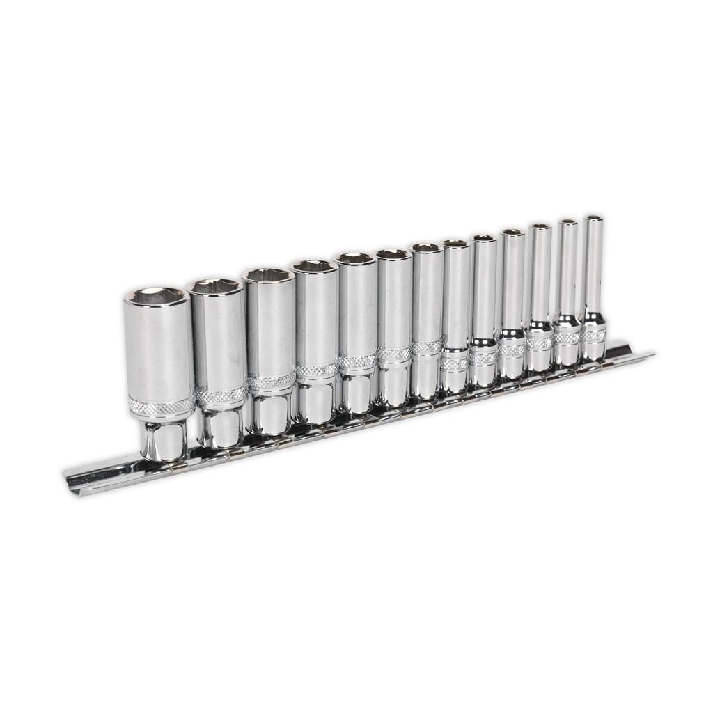Set chei tubulare lungi LOCK-ON, 1/4″, 13 piese – In lucru Set chei tubulare lungi LOCK-ON, 1/4", 13 piese - In lucru