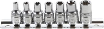 Set chei tubulare Profil E 6, 3 mm (1/4") E4 - E11, 7 piese, BGS 6402
