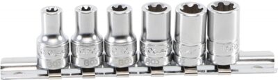 Set chei tubulare Profil Torx Plus, antrenare 6,3 mm (1/4"), 6EP - 12EP, 6 piese, BGS 9588