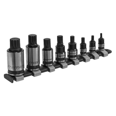 Set chei tubulare Spline*, 1/4”, 3/8” si 1/2”, 12 piese - Black Series