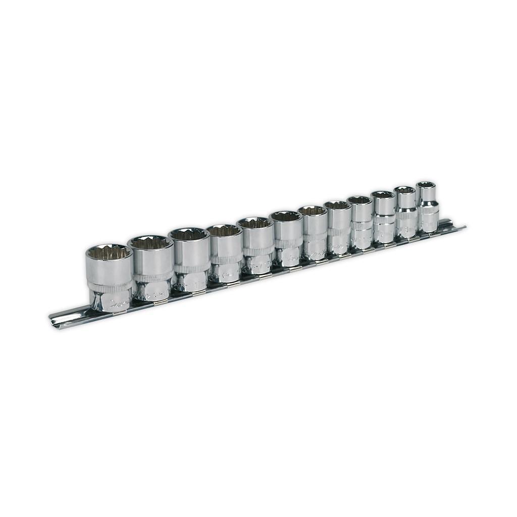 Set chei tubulare standard, 12 piese – In lucru Set chei tubulare standard, 12 piese - In lucru