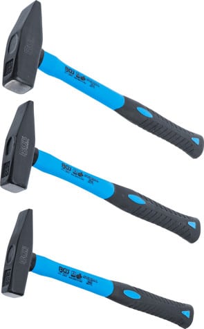 Set ciocane lacatuşerie, coada fibra de sticla, 300 / 500 / 800 g, 3 piese, BGS 3845 – Ciocane/Perii si Pile Set ciocane lacatuşerie, coada fibra de sticla, 300 / 500 / 800 g, 3 piese, BGS 3845 - Ciocane/Perii si Pile