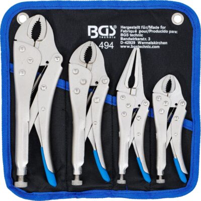 Set clesti autoblocanti 125-150-180-250mm,4buc, BGS 494