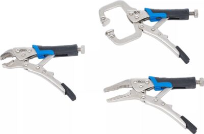 Set clesti autoblocanti de dimensiuni reduse 110, 130, 135mm, 3 piese, BGS 4499