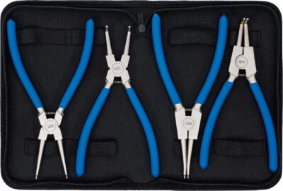 Set clesti de sigurante Seeger 225 mm, 4 piese, BGS 650