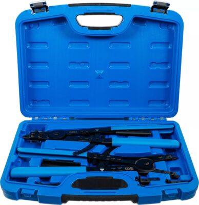 Set cleşti inele de siguranţa pentru vehicule utilitare, vârfuri interschimbabile, 400 mm, BGS 478