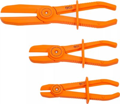 Set clesti pentru obturat furtun de combustibil, lichid de frana si lichid de racire, lungime 155-185-255mm, 3 piese, BGS 1815