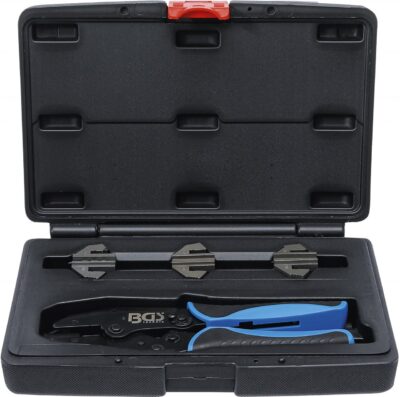 Set cleşti sertizare pentru conectoare cu mufa Solar MC3 / MC4 / Tyco, 4 piese, BGS 70003