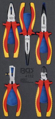 Set clesti si patenti VDE in termoformat, 5 piese, BGS 4132