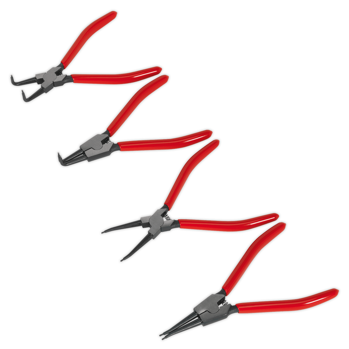 Set clesti pentru sigurante 4 piese Sealey – Clesti/Patenti si Foarfeci Set clesti pentru sigurante 4 piese Sealey - Clesti/Patenti si Foarfeci
