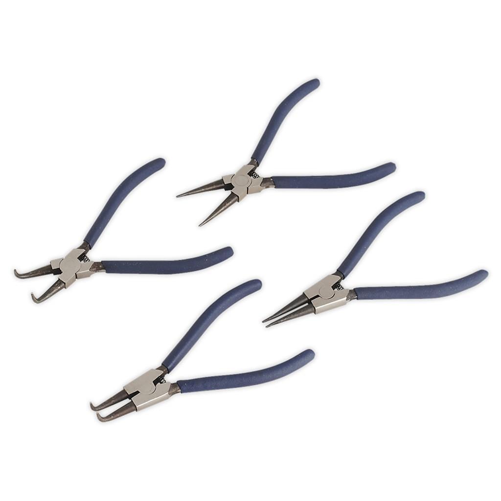 Set clesti sigurante, 4 piese, Sealey – In lucru Set clesti sigurante, 4 piese, Sealey - In lucru