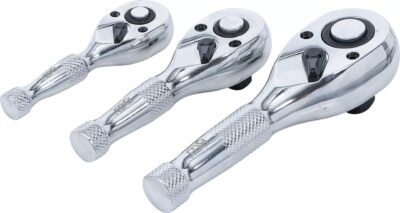 Set clicketi reversibili| 6,3 mm (1/4") / 10 mm (3/8") / 12,5 mm (1/2") | 3 piese, BGS 215