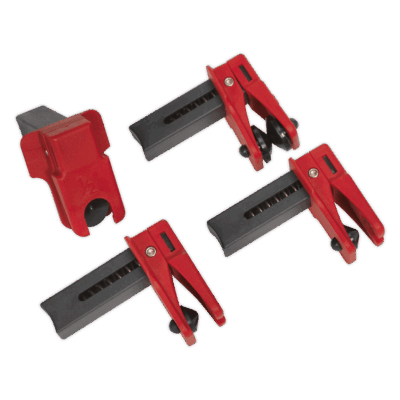 Set coliere tevi combustibil/frana, 4 piese, Sealey