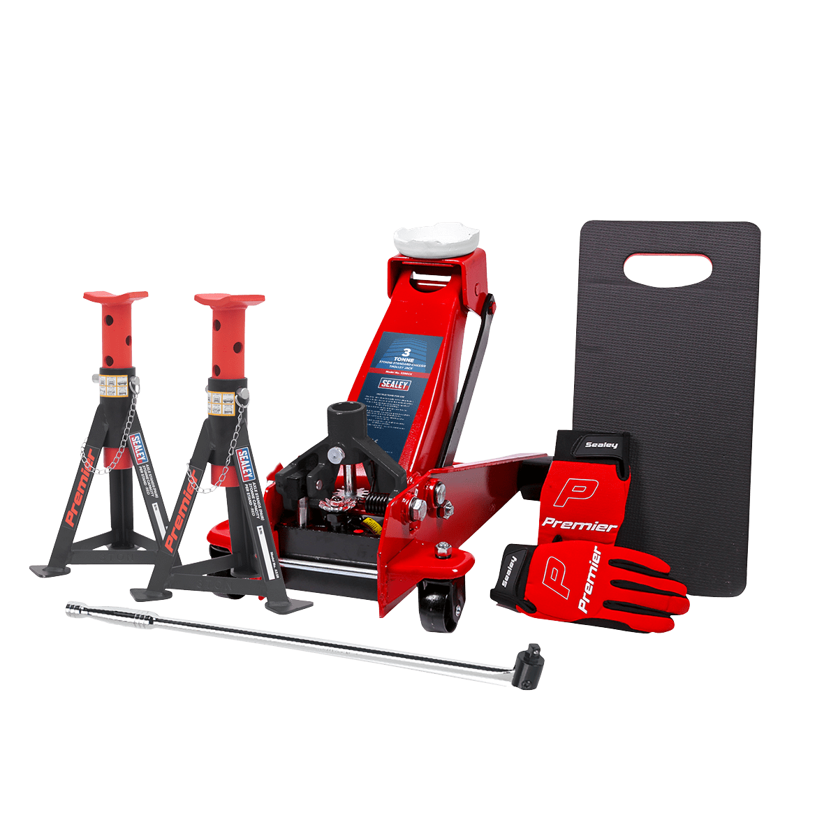 Set cric, 5 piese: cric crocodil 3 t, bara de forta, manusi mecanic L, set dispozitive de sustinere 3 tone, 2 buc, covor mecanic – Cricuri si capre Set cric, 5 piese: cric crocodil 3 t, bara de forta, manusi mecanic L, set dispozitive de sustinere 3 tone, 2 buc, covor mecanic - Cricuri si capre