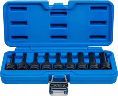 Set cu biti de impact Ribe M5-14, lungime 75mm, antrenare 1/2", 9 piese, BGS 5483