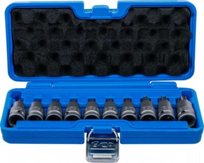 Set cu biti de impact Torx T20-T70, antrenare 1/2", 10 piese, BGS 5097
