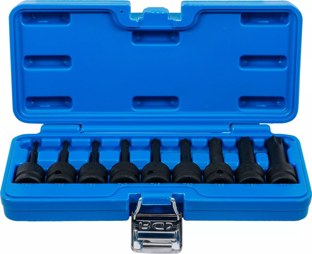 Set cu biti de impact Torx T20 – T70, lungime 75 mm, antrenare 1/2″, BGS 5480 – Chei Tubulare cu Biti Set cu biti de impact Torx T20 - T70, lungime 75 mm, antrenare 1/2", BGS 5480 - Chei Tubulare cu Biti