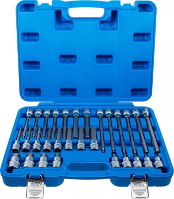 Set cu biţi Imbus 5-19mm, antrenare cu tubulara 1/2", 30 piese, BGS 5181
