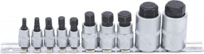 Set cu biti Imbus extra scurt 4-19mm, antrenare cu tubulara 1/2", 10 piese, BGS 5099