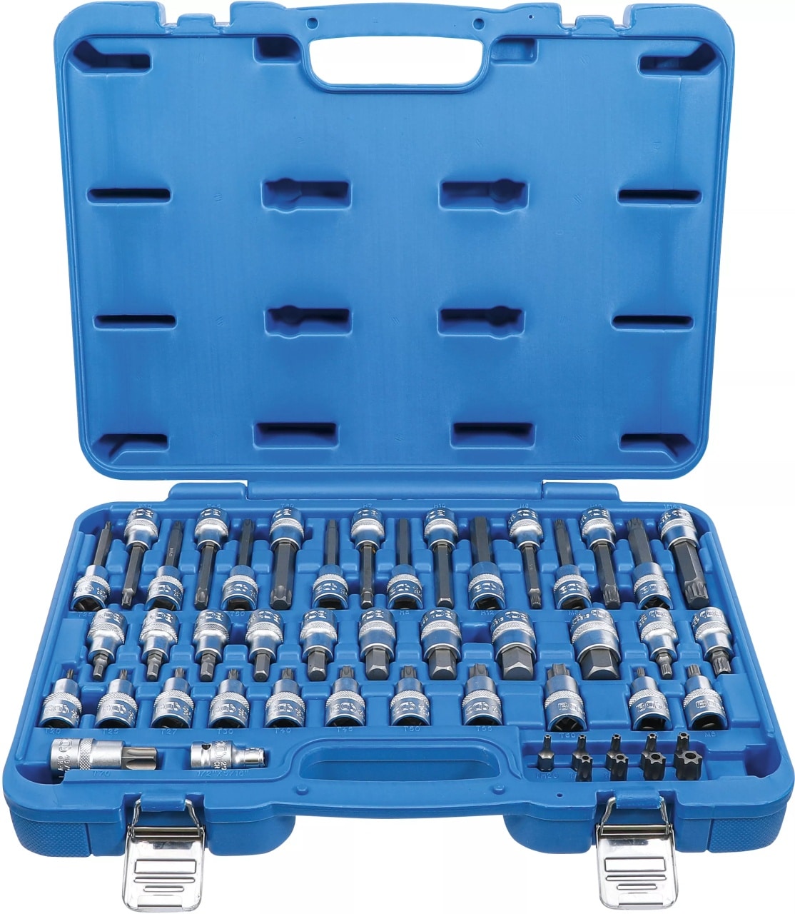 Set cu biti Imbus, Torx, Spline (XZN), antrenare cu tubulara 1/2″, 49 piese, BGS 5188 – Chei Tubulare cu Biti Set cu biti Imbus, Torx, Spline (XZN), antrenare cu tubulara 1/2", 49 piese, BGS 5188 - Chei Tubulare cu Biti