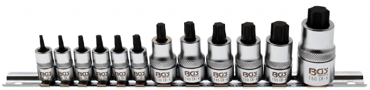 Set cu biti Torx extra scurt T8-T60, antrenare cu tubulara 1/4″, 3/8″, 1/2″, 12 piese, BGS 5098 – Chei Tubulare cu Biti Set cu biti Torx extra scurt T8-T60, antrenare cu tubulara 1/4", 3/8", 1/2", 12 piese, BGS 5098 - Chei Tubulare cu Biti