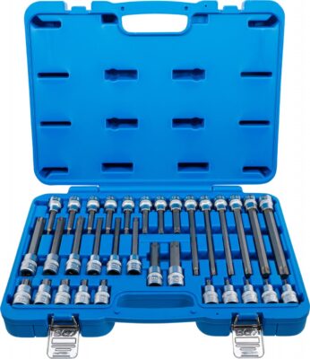 Set cu biti Torx T20 - T70 , antrenare cu tubulara 1/2'', 32 piese, BGS 5182