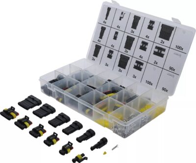 Set cuple pentru cabluri de conectare, 425 piese, BGS 6872