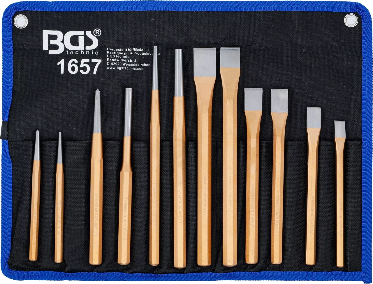 Set dalti si dornuri + puctator de centrare, 12 piese, BGS 1657 – Dalti/Dornuri Si Punctatoare Set dalti si dornuri + puctator de centrare, 12 piese, BGS 1657 - Dalti/Dornuri Si Punctatoare