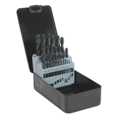 Set de burghie, 25 piese, Sealey