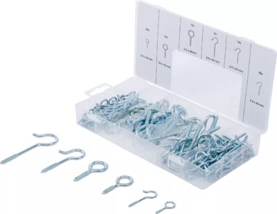 Set de carlige cu filet, 151 piese, BGS 8136