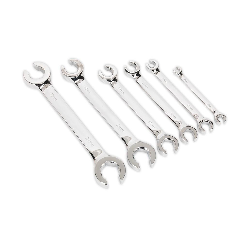 Set de chei combinate cu capat dublu, 6 piese – In lucru Set de chei combinate cu capat dublu, 6 piese - In lucru