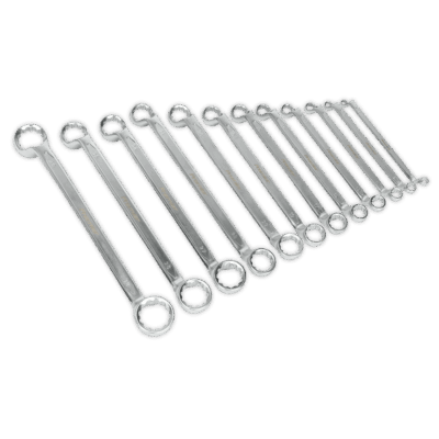 Set chei inelare 12 piese 6 × 7 – 30 × 32 mm Sealey