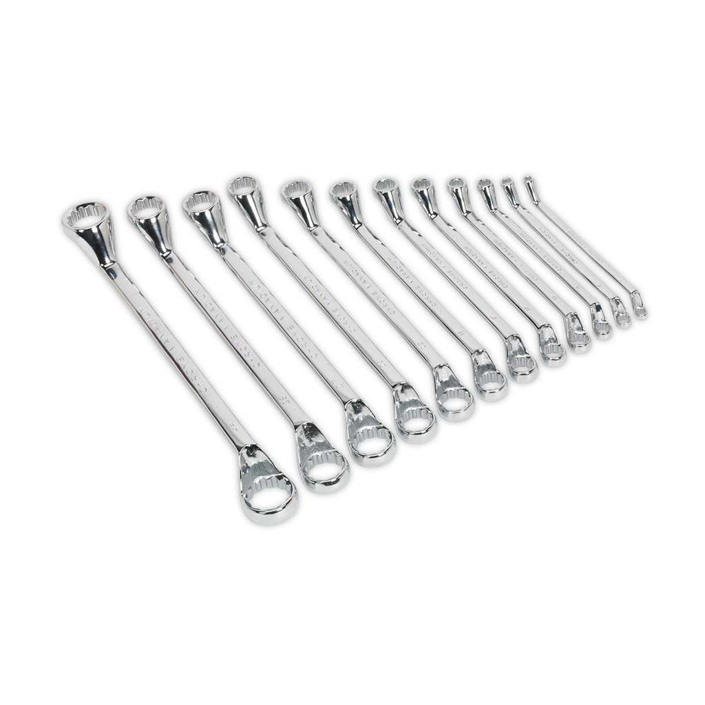 Set de chei inelare cu cot, 12 piese – SimpleTools Set de chei inelare cu cot, 12 piese - SimpleTools