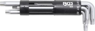 Set de chei Torx tip L extra lungi T10-50 | 8 piese, BGS 805