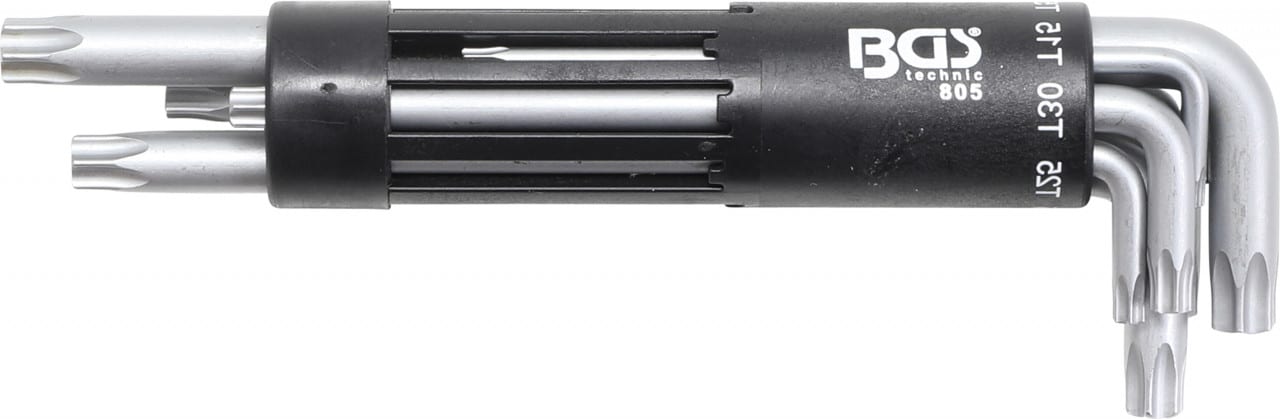 Set de chei Torx tip L extra lungi T10-50 | 8 piese, BGS 805 – Surubelnite/Torx-uri si Inbusuri Set de chei Torx tip L extra lungi T10-50 | 8 piese, BGS 805 - Surubelnite/Torx-uri si Inbusuri
