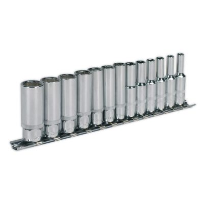 Set de chei tubulare, 1/4", 13 piese