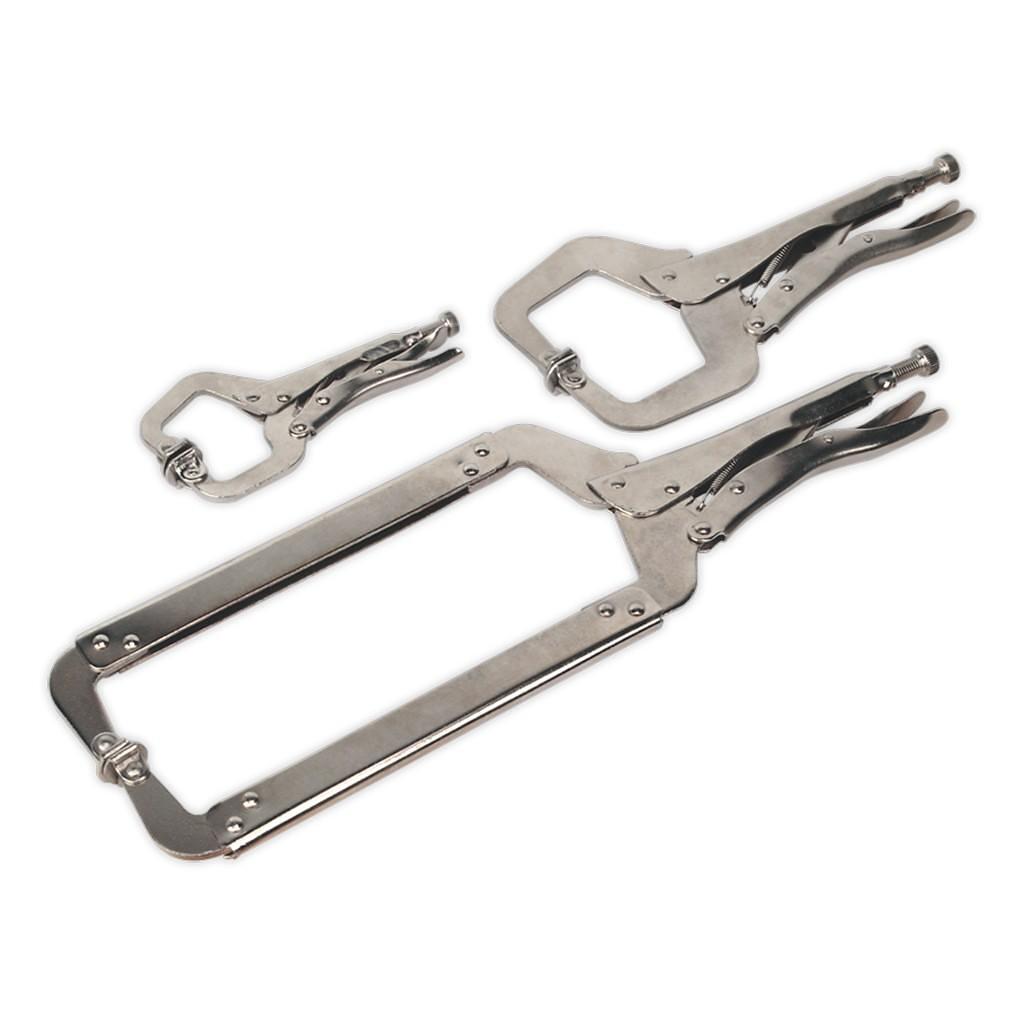 Set de clesti autoblocanti, 3 piese – In lucru Set de clesti autoblocanti, 3 piese - In lucru