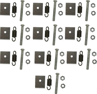 Set de piese de schimb pentru masina de legat: cutit, arc, surub ROTOR - Pachet 10 bucati