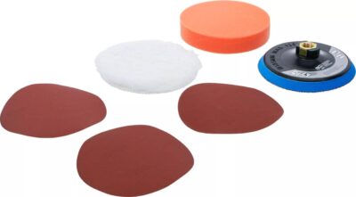 Set de slefuit si polisat, ø 125 mm, BGS 8592