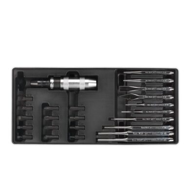 Set de surubelnite si capete de impact, 25 piese