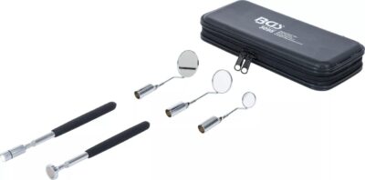 Set dispozitiv magnetic de ridicare cu LED şi oglinda de inspectare, BGS 3095